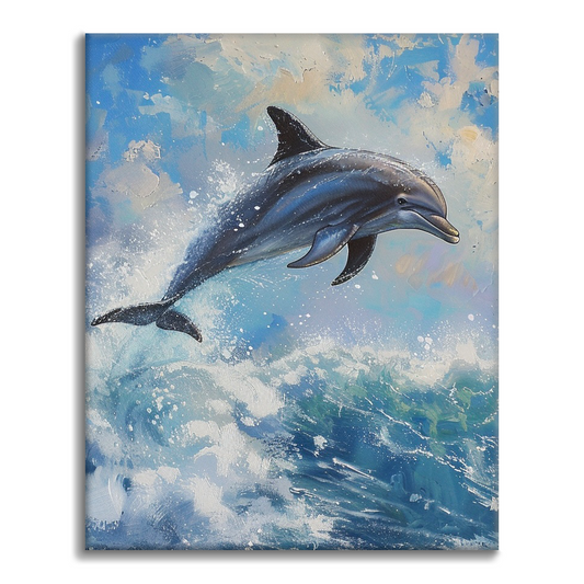 Delfines - Pintar por números