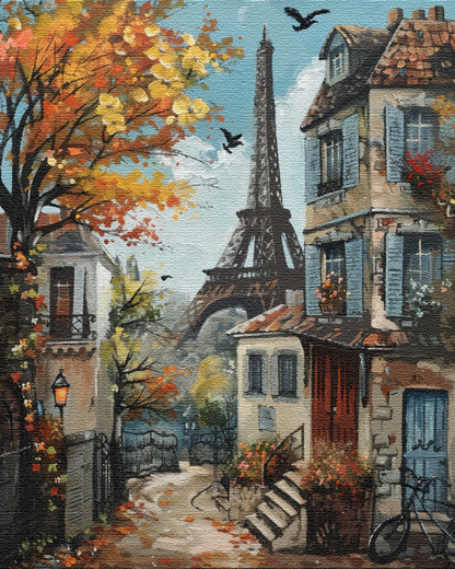 París en otoño – pintar por números