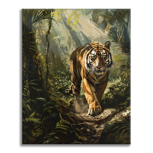 Tigre de Bengala – Pintar por números