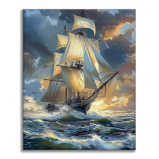 Velero - Pintura por números