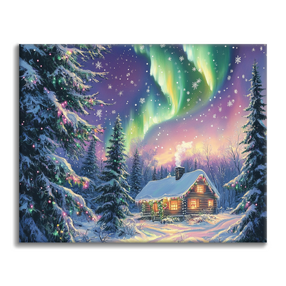 Navidad y Aurora – Pintar por números