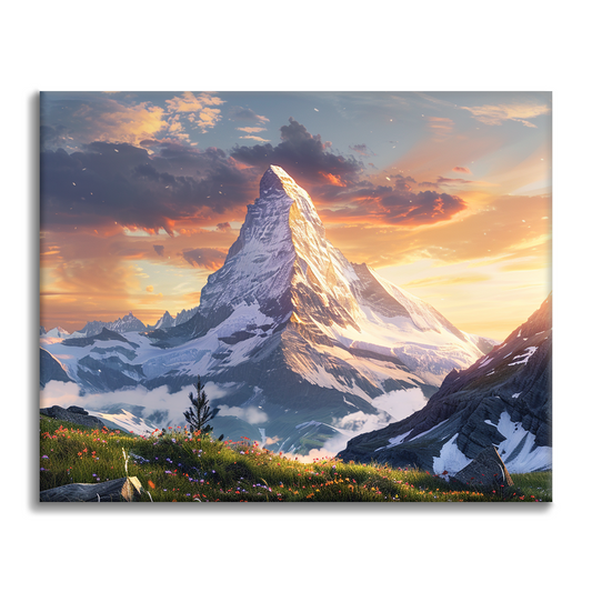 Matterhorn – schilderen op nummer