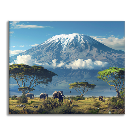 Kilimanjaro – schilderen op nummer