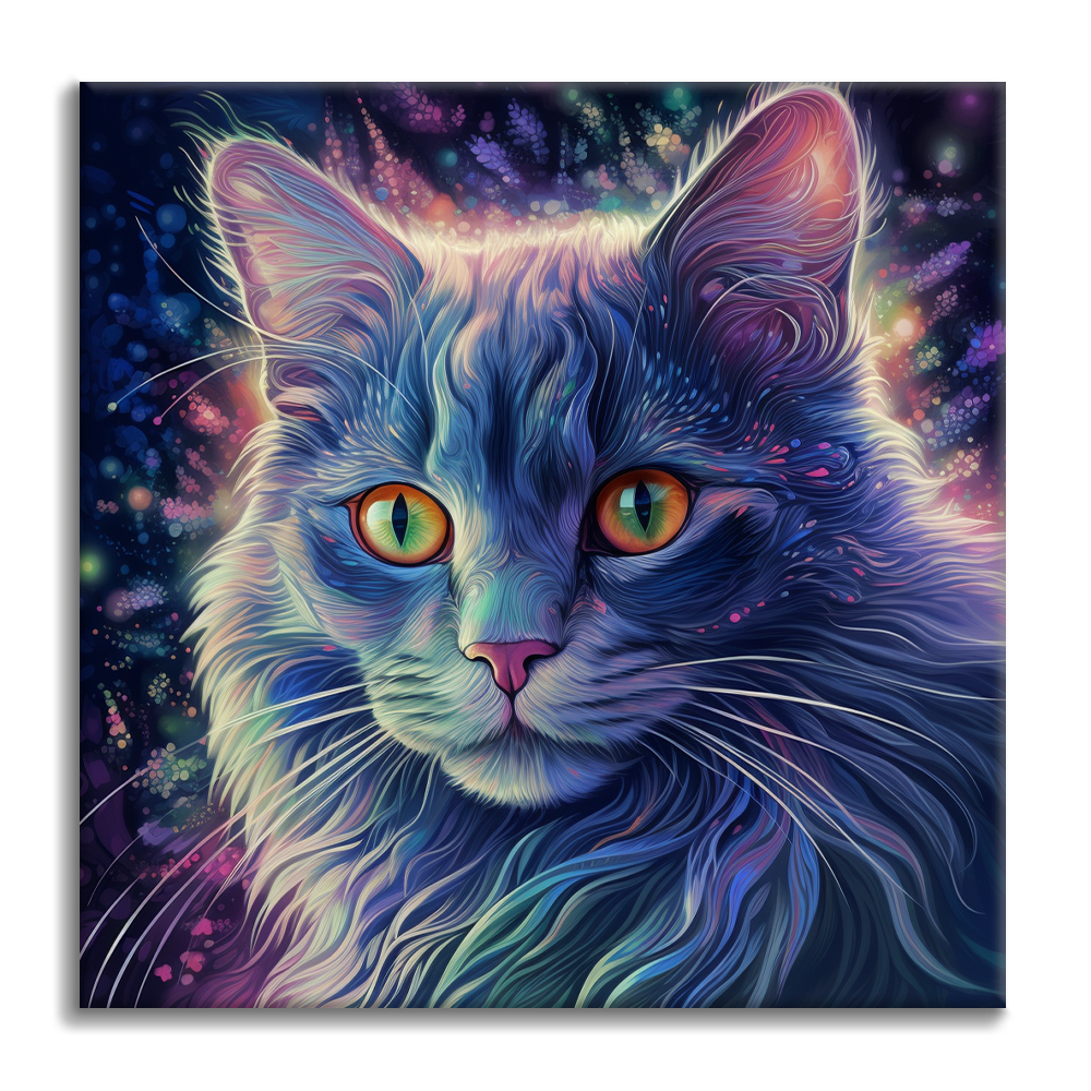 Gatito mágico - Pintar por números