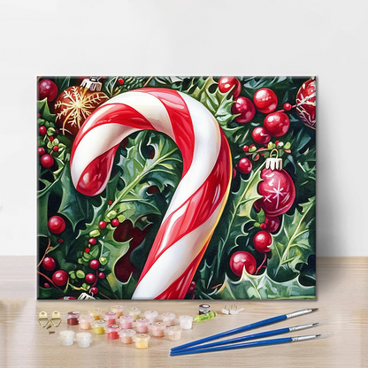 Dulces navideños – Pintar por números