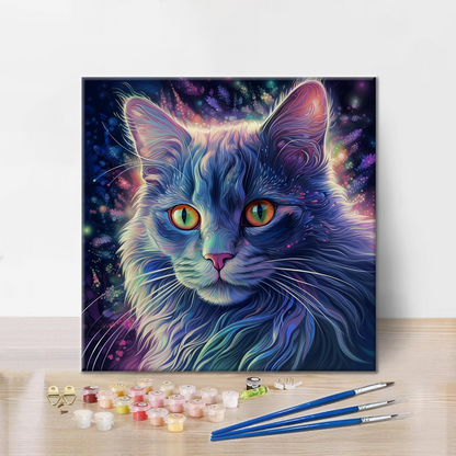 Gatito mágico - Pintar por números