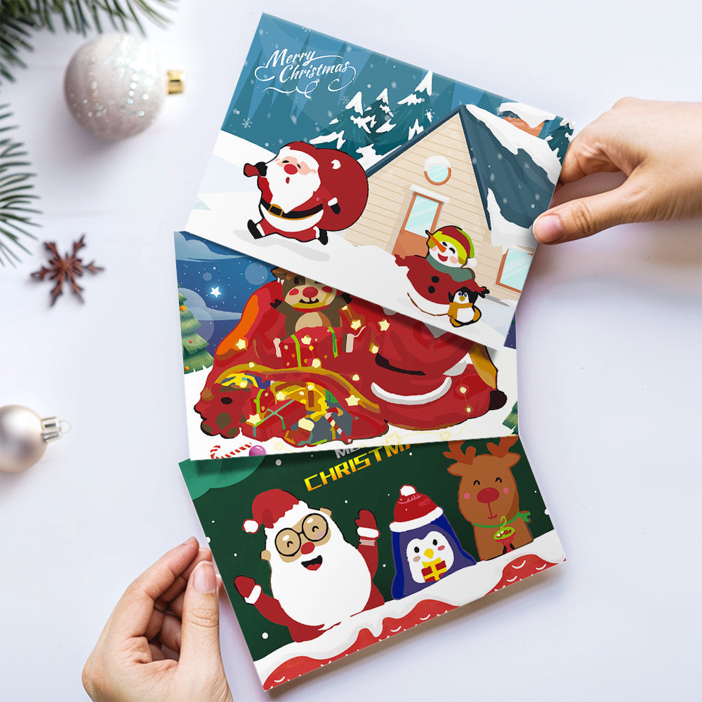 Tarjeta de Navidad II – Pintar por números