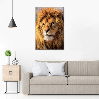 Leones africanos gigantes - Pintura por números