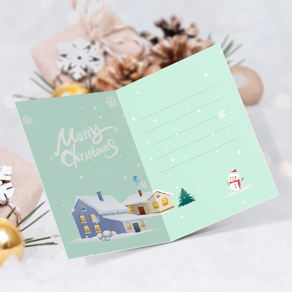 Tarjeta de Navidad IV – Pintar por números